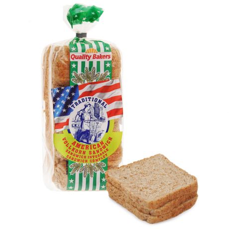 Хлеб Quality Bakers Цельнозерновой тостовый 750 г