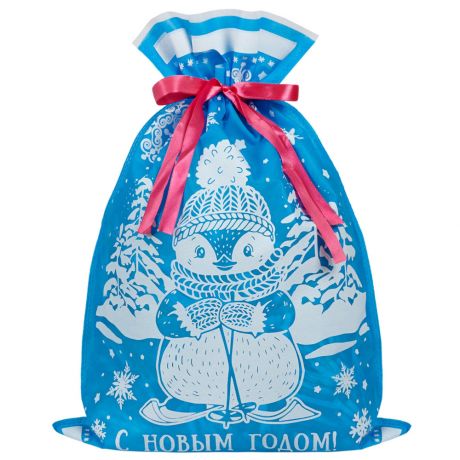 Мешочек Magic Pack для упаковки сувенирной продукции голубой L 100 см