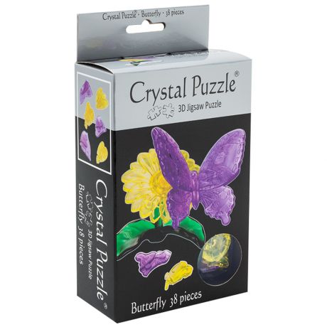3D головоломка Crystal Puzzle Бабочка