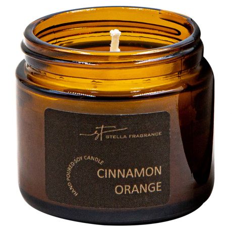 Свеча Stella Fragrance ароматическая Cinnamon Orange 50 г