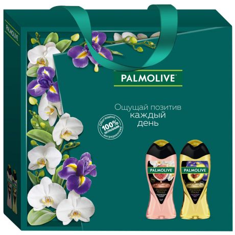 Подарочный набор Palmolive Роскошь Масел Гель для душа Инжир-Белая Орхидея Гель для душа Авокадо-Ирис по 250 мл