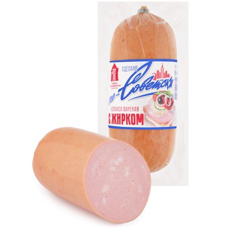 Колбаса вареная Первый мясокомбинат Сделано по-советски с жирком 500 г