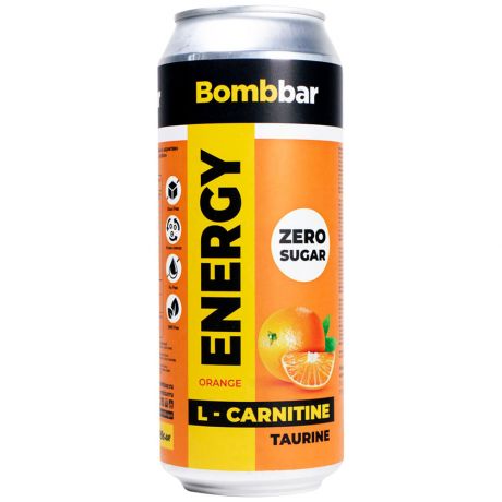 Энергетический напиток Bombbar Апельсин 0.5 л