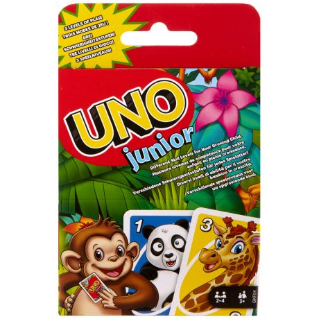 Детская карточная игра Mattel Uno Junior refresh