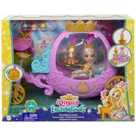 Набор игровой Mattel Enchantimals Королевская карета