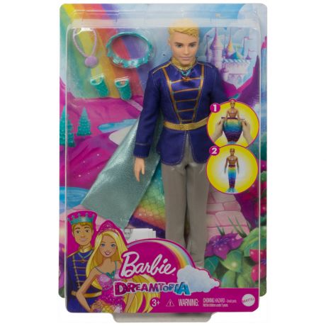 Кукла Mattel Barbie 2 в 1 Принц Русалки