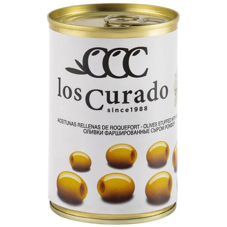 Оливки Los Curado фаршированные сыром Рокфор 300 г