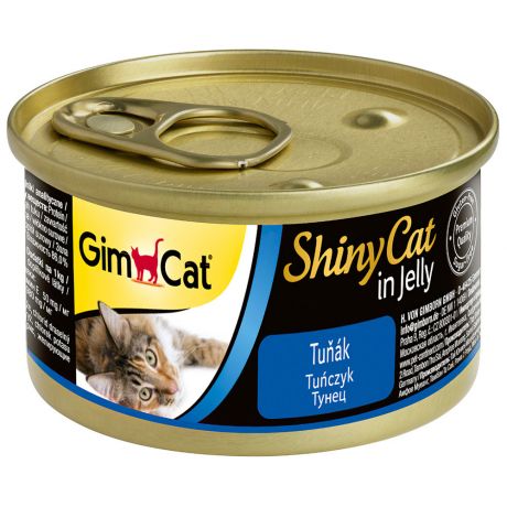 Корм влажный Gimborn GimCat ShinyCat с тунцом для кошек 70 г