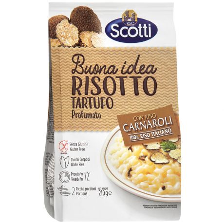 Рис Riso Scotti Risotto Tartufo Ризотто с трюфелем 210 г