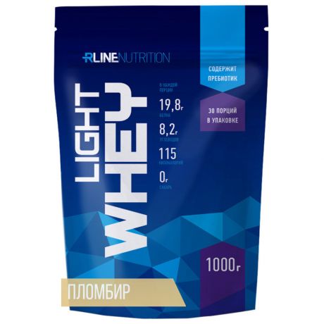 Коктейль RLine Light Whey протеиновый со вкусом пломбира 1 кг