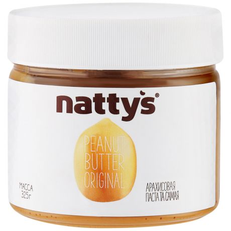 Паста Nattys Original арахисовая 325 г
