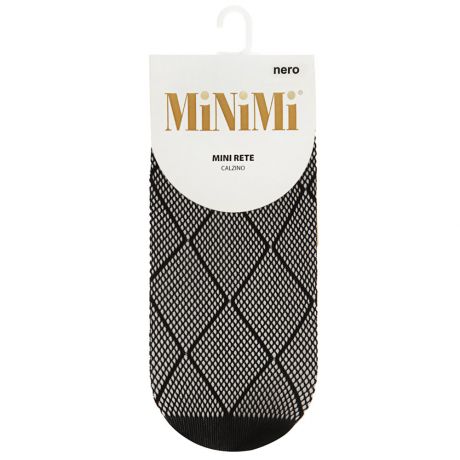 Носки женские Minimi Rete Rombo черные сетка синтетические