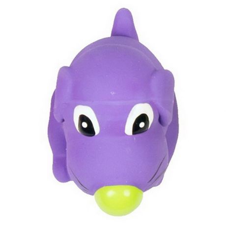 Игрушка Duvo+ латексная Сидящий песик фиолетовый для собак 8.5 см
