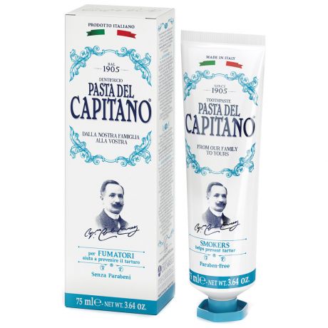 Зубная паста Pasta del Capitano для курящих 75 мл