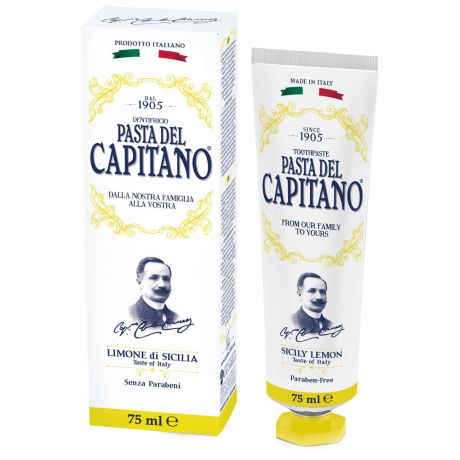 Зубная паста Pasta del Capitano 1905 Сицилийский лимон 75 мл