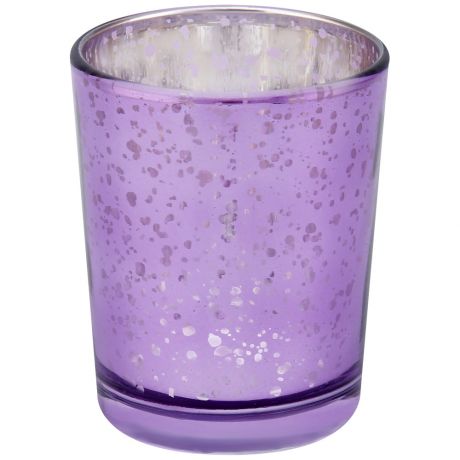 Подсвечник Magic Home декоративный Фиолетовый из стекла 5.5х6.7 см