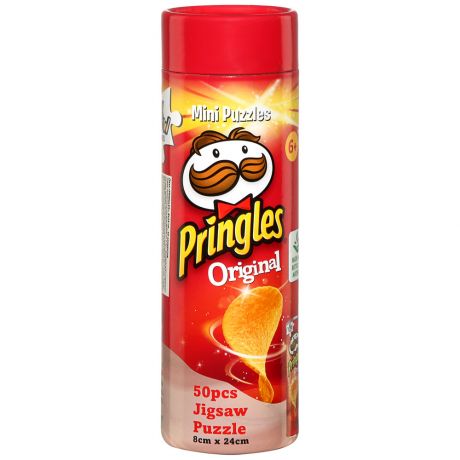 Пазл Pringles тип Original цвет красный 8x24 см (50 деталей)