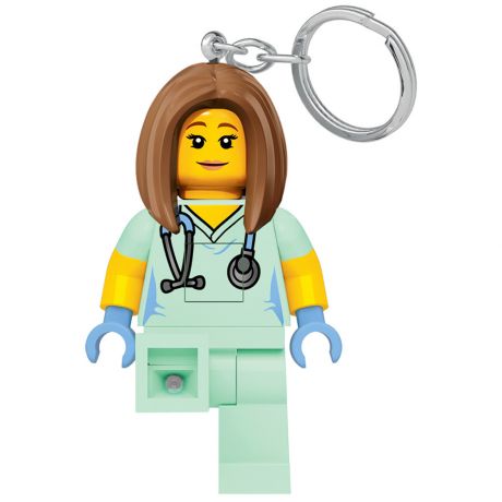Брелок-фонарик для ключей Lego Classic Nurse Медсестра