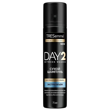 Сухой шампунь для волос TRESemme Day 2 с эффектом стайлинга мини формат 75 мл