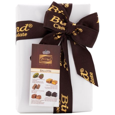 Набор шоколадных конфет Bind Белая подарочная упаковка 110 г