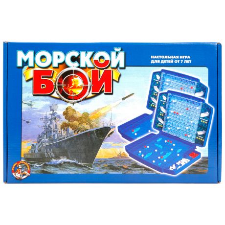 Настольная игра Десятое Королевство Морской бой-1 жесткая коробка