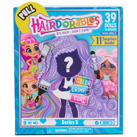 Игровой набор Hairdorables Кукла-загадка Яркие вечеринки