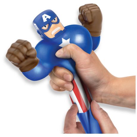 Тянущаяся игрушка GooJitZu фигурка Капитан Америка