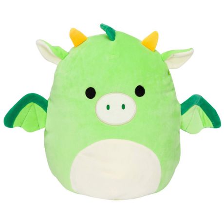 Мягкая игрушка-сквиш Squishmallows Зеленый дракончик Декстер антистресс