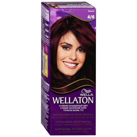 Крем-краска для волос Wella Wellaton Интенсивная 4.6 божоле 110 мл