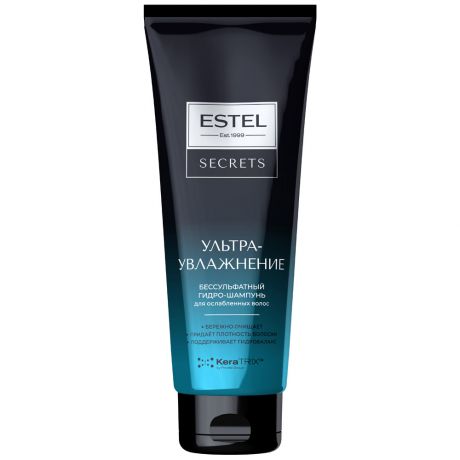 Гидро-шампунь для ослабленных волос Estel Secrets ультраувлажнение бессульфатный 250 мл