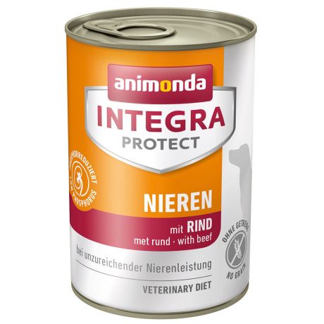 Корм влажный Animonda Integra Protect Renal c говядиной для взрослых собак при ХПН 400 г