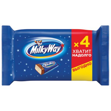 Шоколадный батончик Milky Way 4 штуки по 26 г
