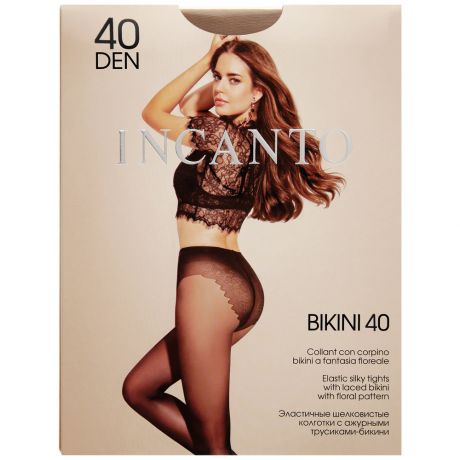 Колготки Incanto Bikini светло-коричневые размер 5 40 den