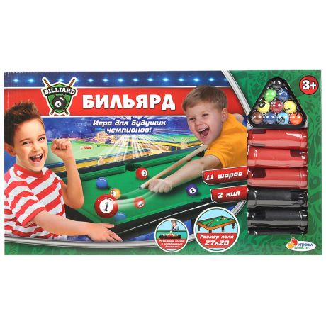 Настольная игра Играем вместе Бильярд