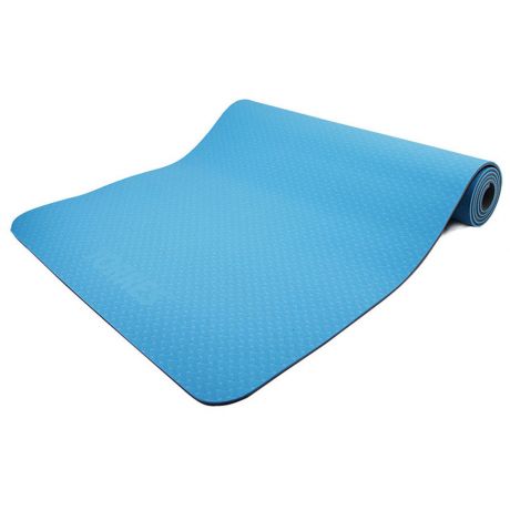 Коврик для йоги Torres Comfort 0.6 см сине-серый