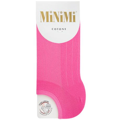 Носки женские MiNiMi Mini Cotone 1101 суперукороченные розовый размер 35-38