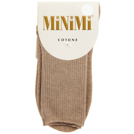 Носки женские MiNiMi Mini Cotone 1203 меланж бежевый размер 35-38