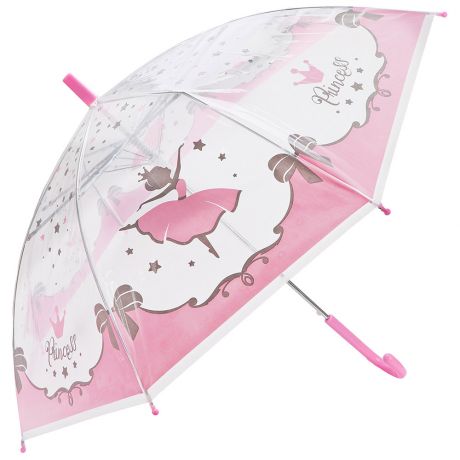 Зонт детский прозрачный Mary Poppins Принцесса полуавтомат 48 см