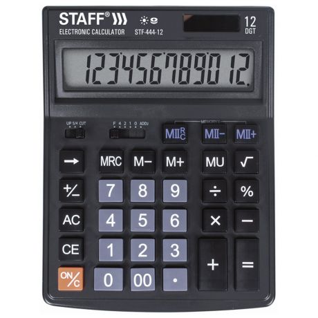 Калькулятор настольный Staff STF-444-12 199x153 мм