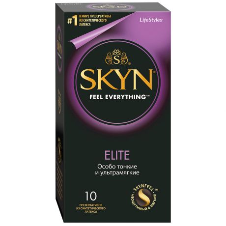 Презервативы SKYN из синтетического латекса Elite особо тонкие 10 шт