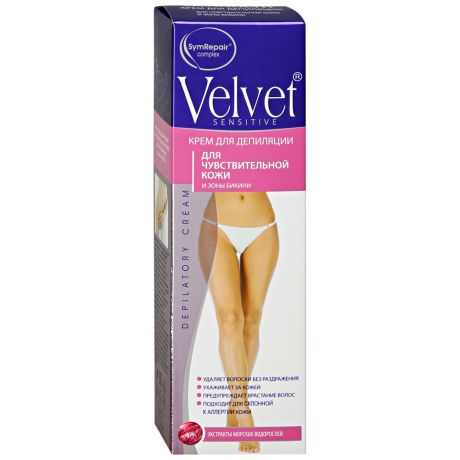 Крем для депиляции Velvet для чувствительной кожи и зоны бикини 100 мл