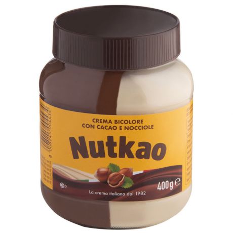 Паста Nutkao шоколадно-молочная с лесным орехом 400 г