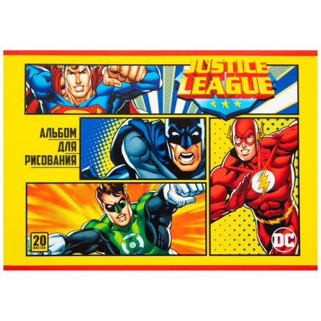 Альбом для рисования Priority DC Comics 20 листов DC A20-003