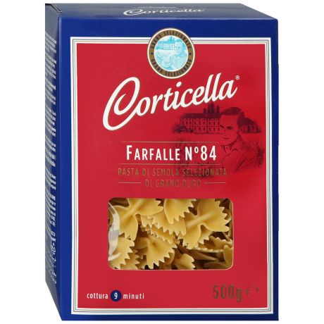Макаронные изделия Corticella Farfalle №84 Бантики 500 г