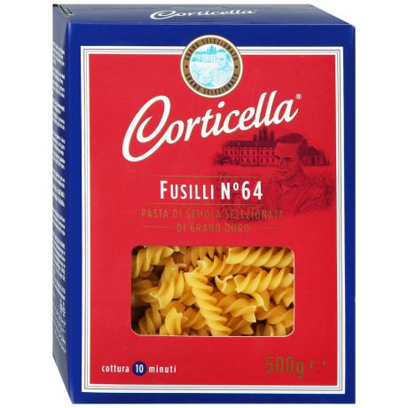 Макаронные изделия Corticella Fusilli №64 Спирали 500 г