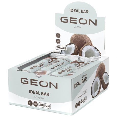 Батончик Geon Ideal Bar протеиновый без сахара кокосовое наслаждение 20 штук по 60 г