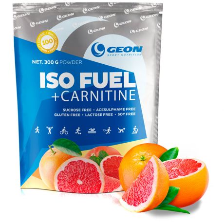 Изотоник Geon Isofuel + Carnitine Грейпфрут 300 г