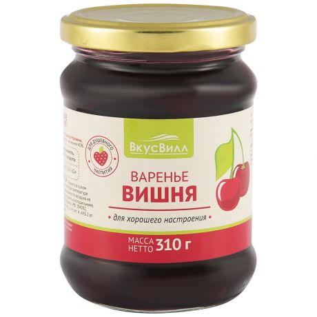 Варенье ВкусВилл вишневое 310 г