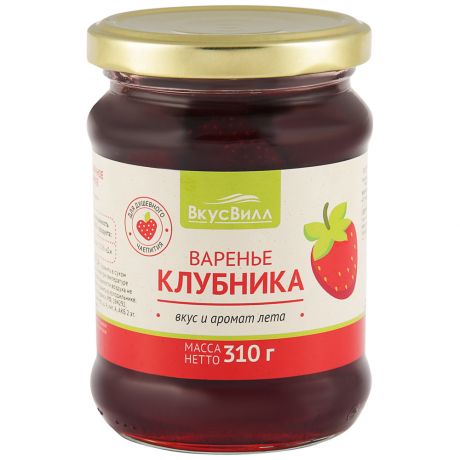 Варенье ВкусВилл клубничное 310 г