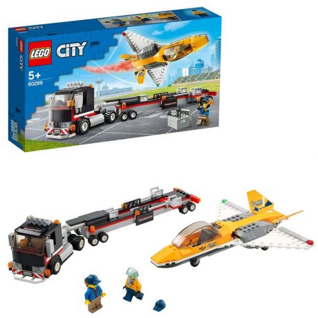 Конструктор Lego City Транспортировка самолёта на авиашоу